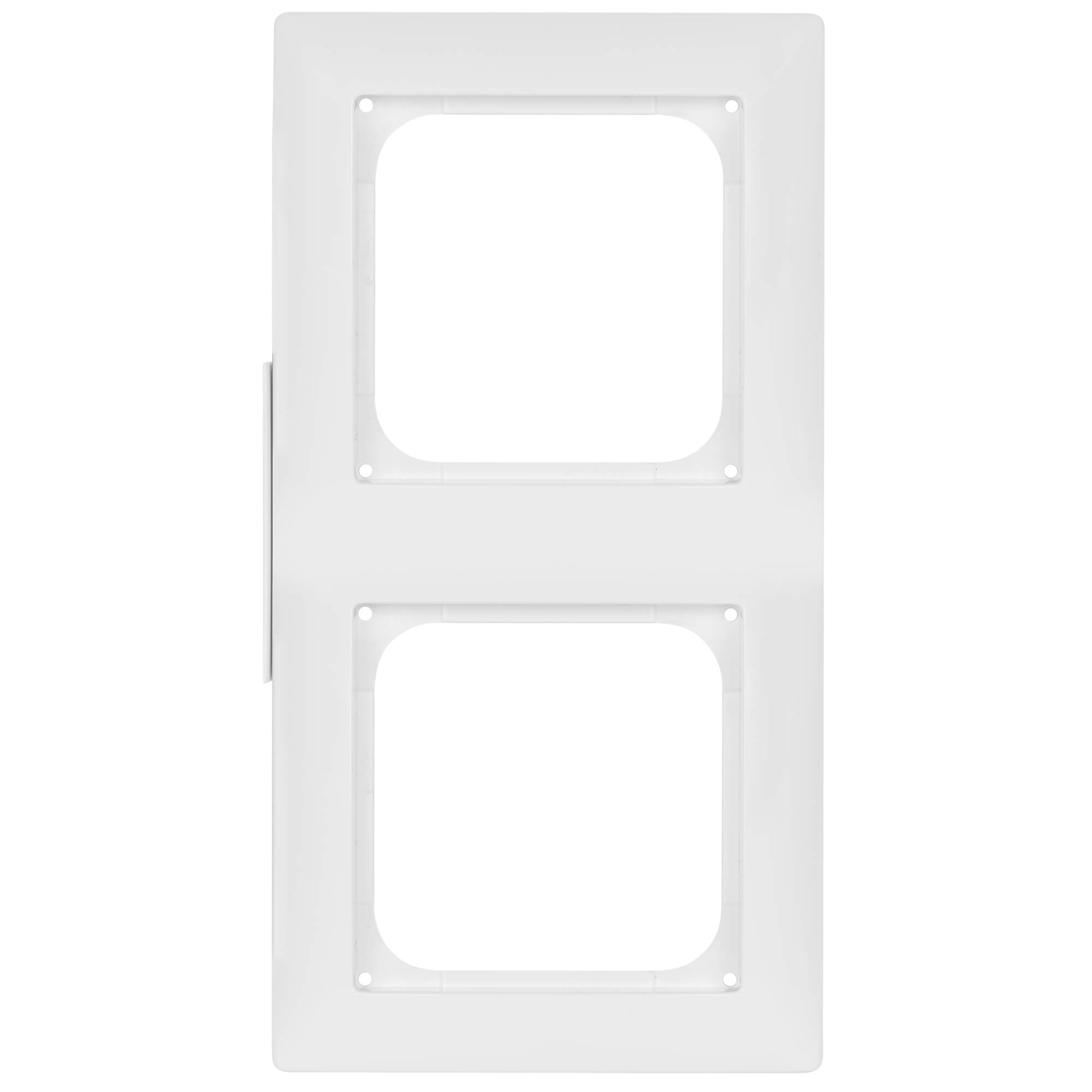 BUSCH-JAEGER - Abdeckrahmen, mit Beschriftungsstreifen 8 mm, K55 BB, reinweiß - K552512/04BB 2-fach