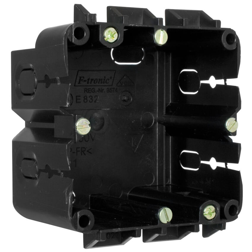 ftronic® - Geräteeinbaudose für Kanäle  von Licatec®-1-fach