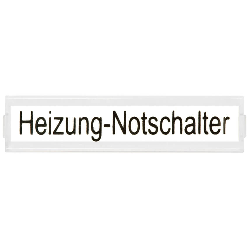 Panasonic® - AP/FR - PACIFIC - Beschriftungs-Set - Heizungs-Notschalter
