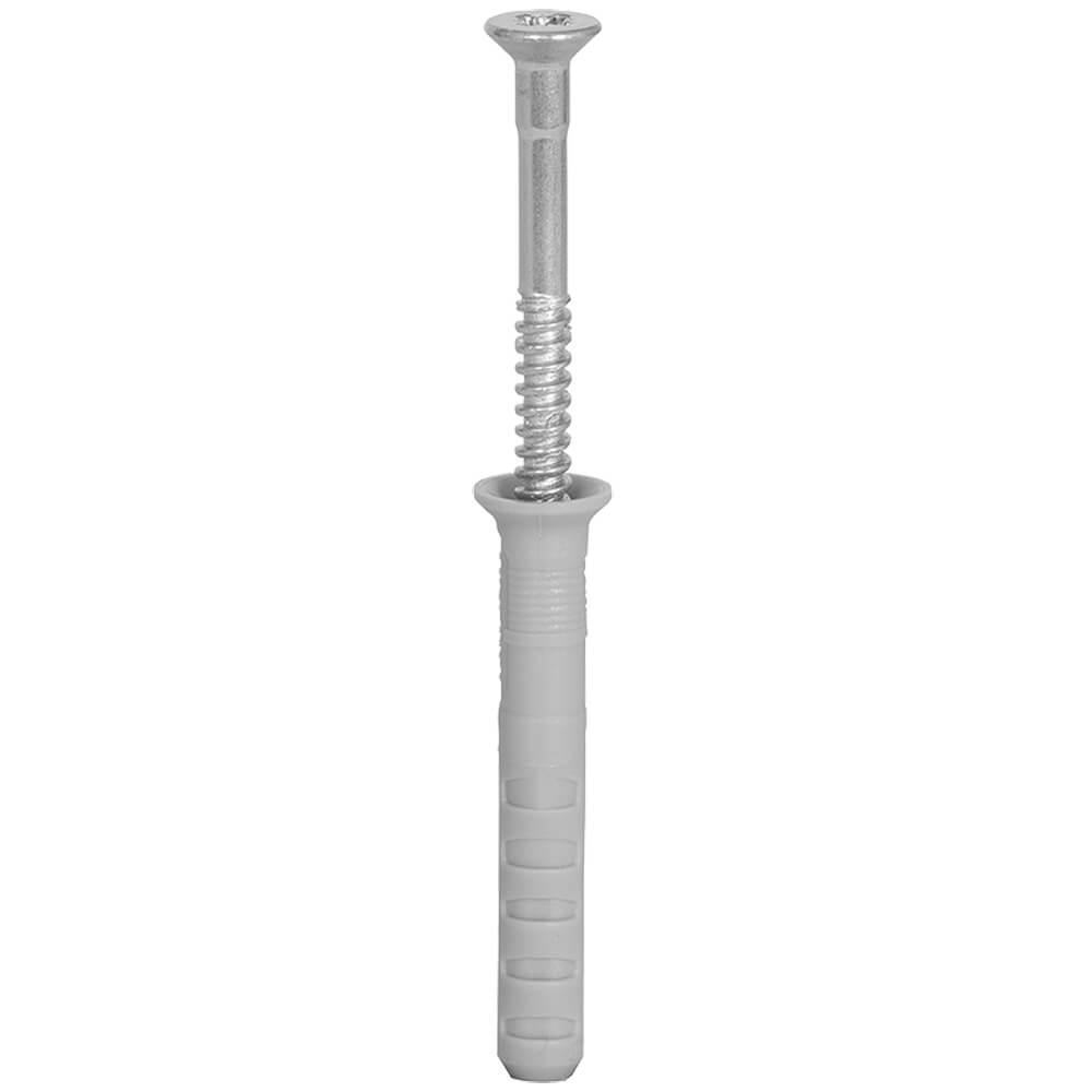 fischer® - Nagel-Dübel N-Z, verzinkt, 6 x 40 mm, Nylon, 100 Stück