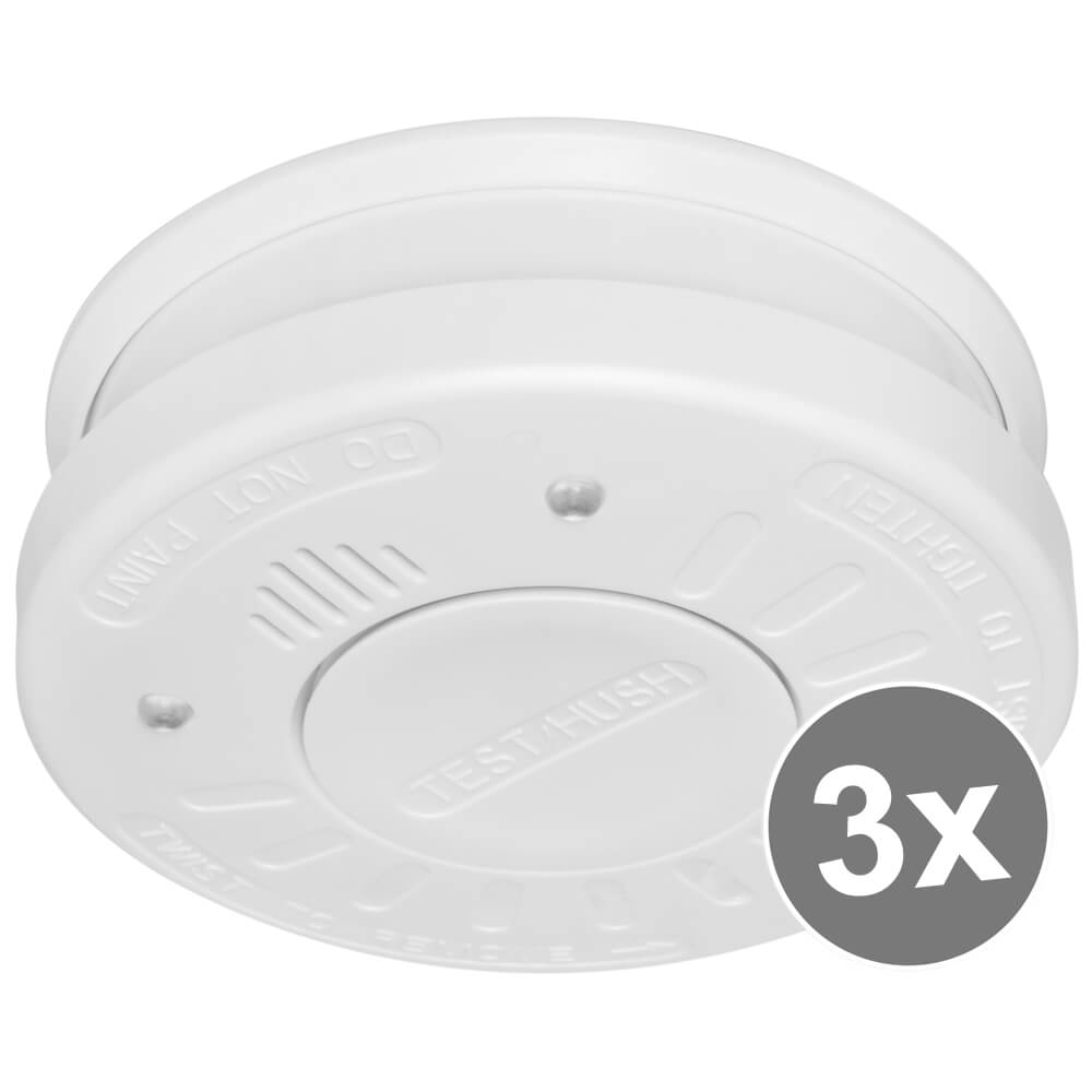 Rauchmelder 3er-Set RM520, inkl. 10-Jahres-Batterie