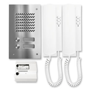 Türsprechanlagen-Set balcom SET 802, EDELSTAHL, UP