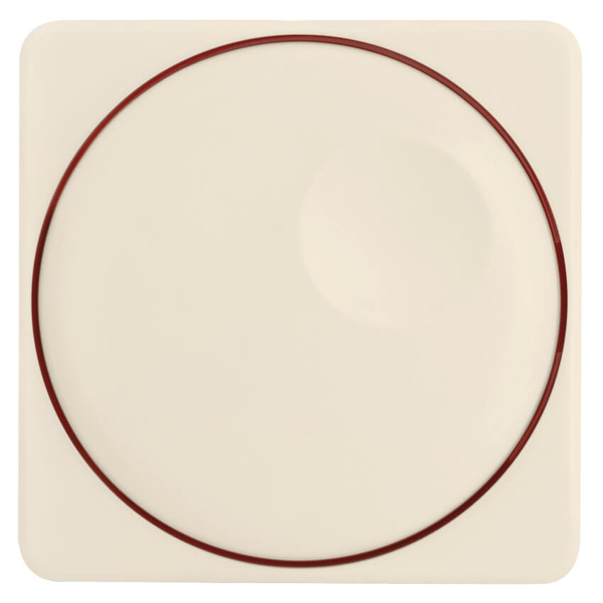 KLEIN - Abdeckung für Dreh-/Druck-Dimmer, beleuchtbar, 50 x 50 mm, weiß