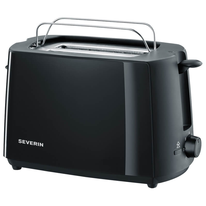 Toaster AT 2287, 700W, für 2 Brotscheiben, schwarz