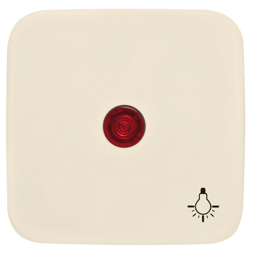 KLEIN®-SI -  Einzelwippe cremeweiß Symbol Licht