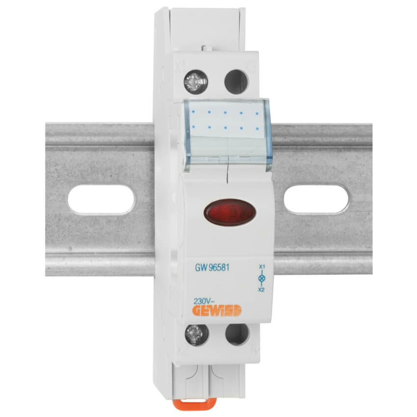 Einbaugerät, Leuchtmelder mit LED-Lampe