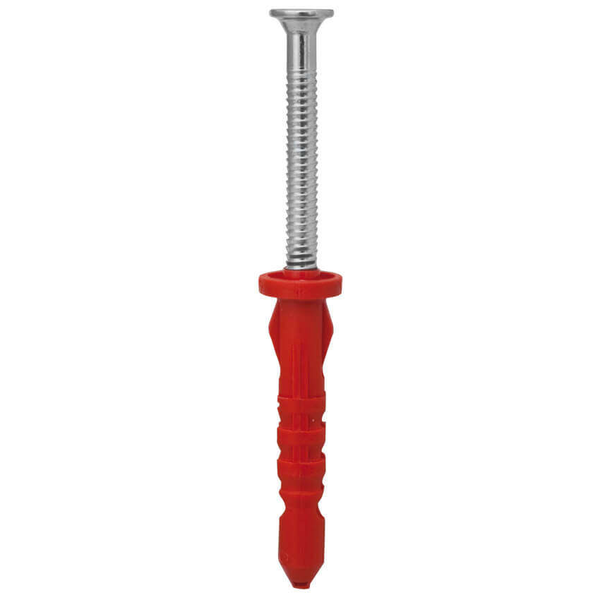 Don Quichotte® - Nageldübel, TOTAL-FIXX, Nylon mit Stahlnagelschraube-5 x 30 mm, 200 Stück