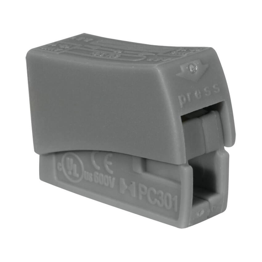 Leuchtenanschluss-Steckklemme, 0,5 - 2,5 mm², 1-polig