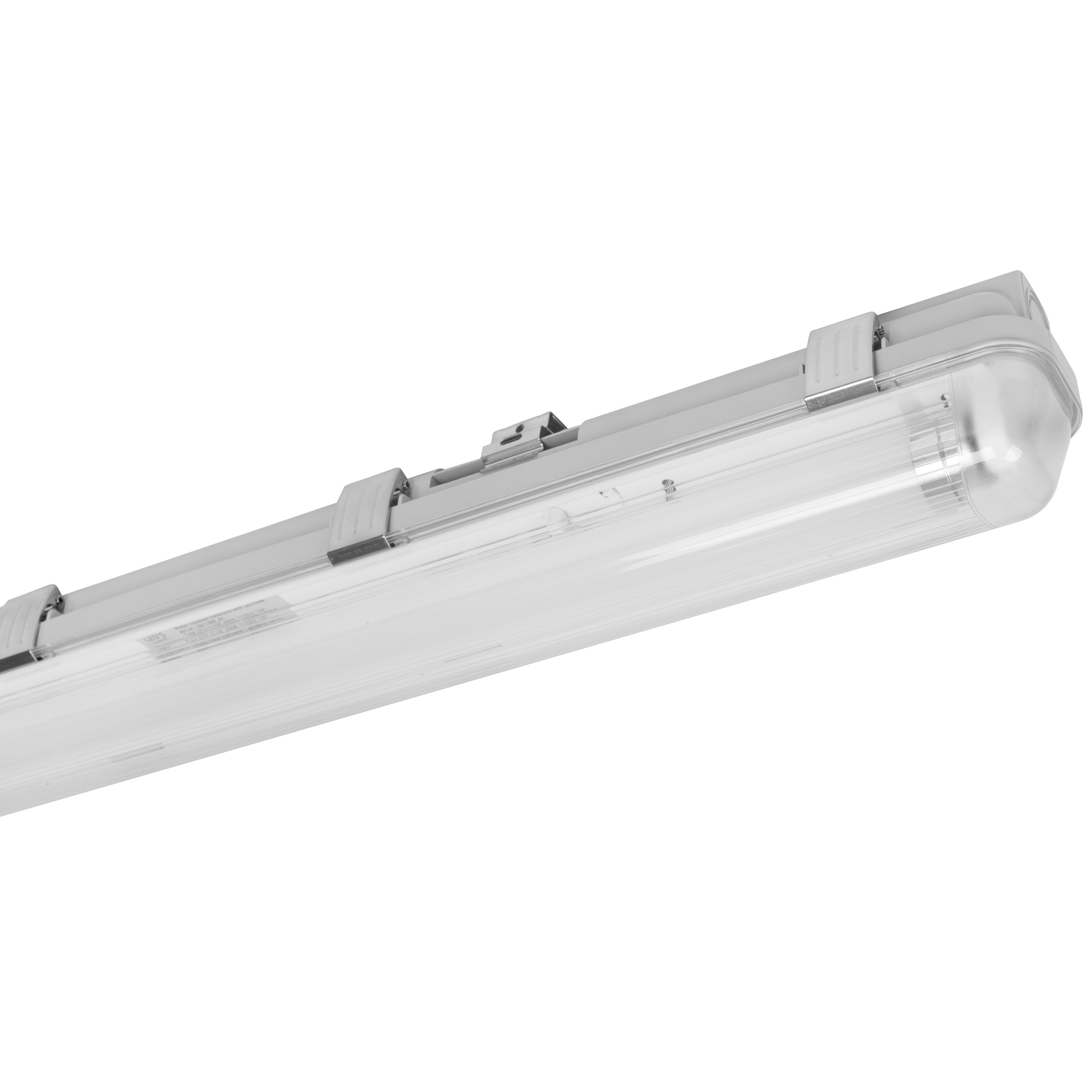 Feuchtraumwannenleuchte, inkl. T8/G13 LED-Röhre, 4000K